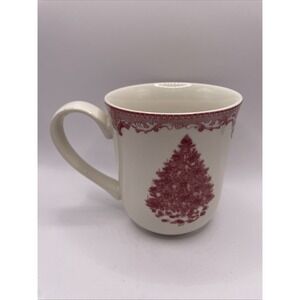 Johnson Bros England Old Britain Castles Pink Christmas Tree Mug Vintage